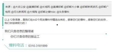 邯郸头条最新爆料,揭秘重大事件背后真相！